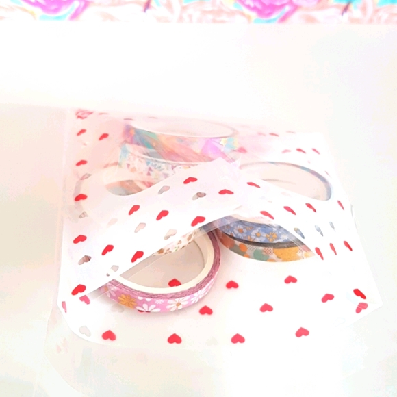 25 pcs Little Heart Clear Bags 3.94"x3.94" inches - Picture 8 of 11